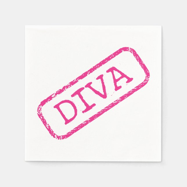 "DIVA" Paper Napkins (Front)