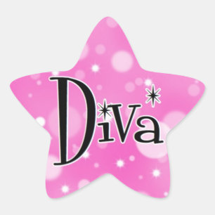 Diva star stickers