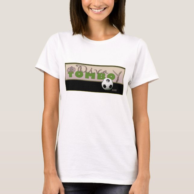 Diva Tomboy Web Logo T-Shirt (Front)