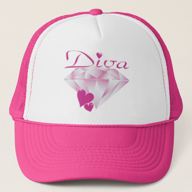 Diva Trucker Hat (Front)
