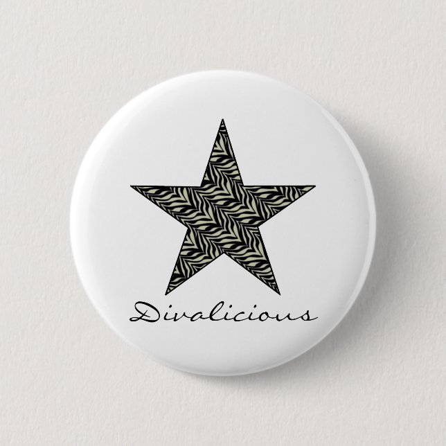 Divalicious Collection 6 Cm Round Badge (Front)