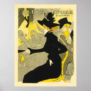 Divan Japonais by Henri de Toulouse-Lautrec Poster
