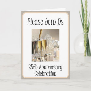 Diva's 25th Anniversary Party Invitation