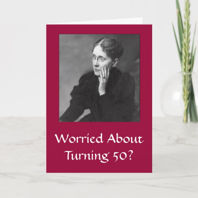 Diva's 50th Birthday Card for Women (Front)