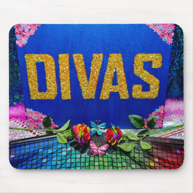 Divas LGBTQ+ Mousepad (Front)