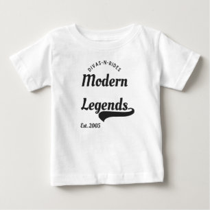 Divas-N-Rides Modern Legends One-Piece Baby T-Shirt
