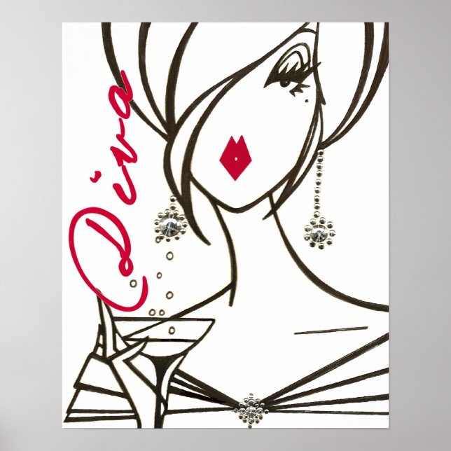 Divas Rule! print (Front)