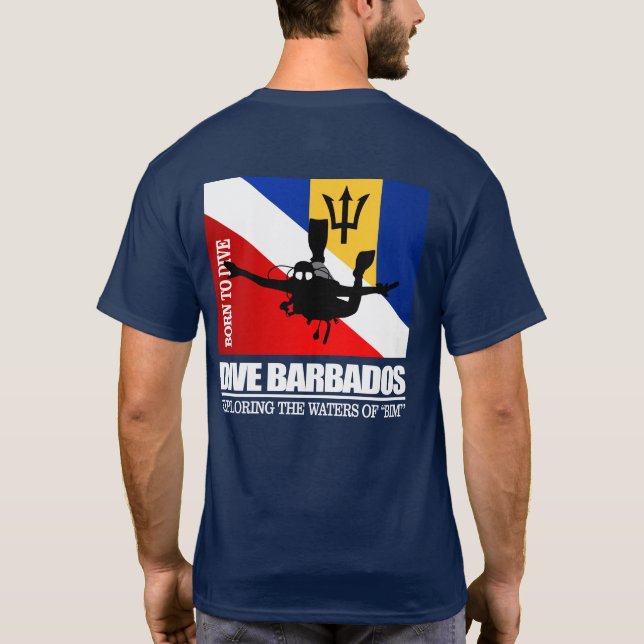 Dive Barbados DF2 T-Shirt (Back)