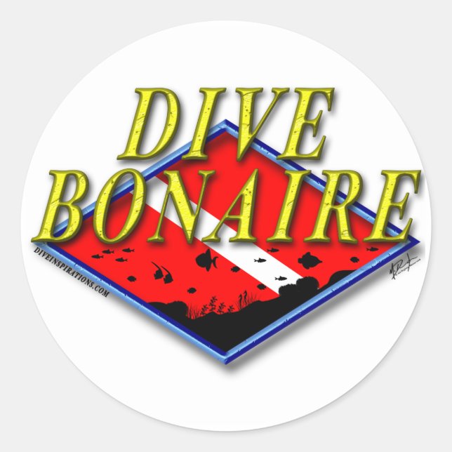 Dive Bonaire Sticker (Front)