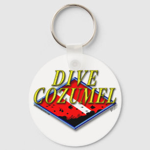 Dive Cozumel Keychain