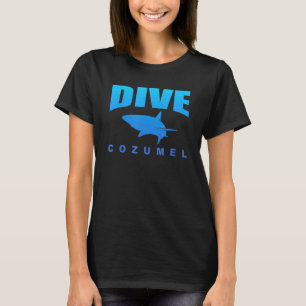 Dive Cozumel With Shark Scuba Diving In Cozumel Bl T-Shirt
