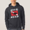 Dive Deep Shark SCUBA Flag Hooded Sweatshirt