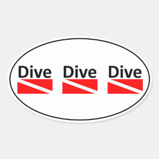 DIVE DIVE DIVE Sticker