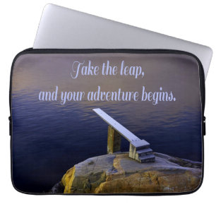 Dive Diving Take The Leap Adventure Laptop Sleeve
