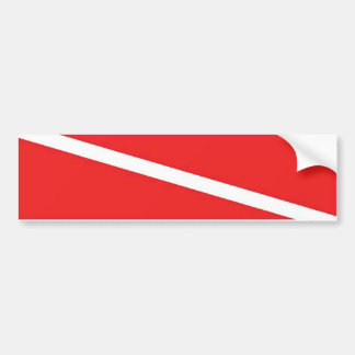 Dive Flag Bumper Sticker