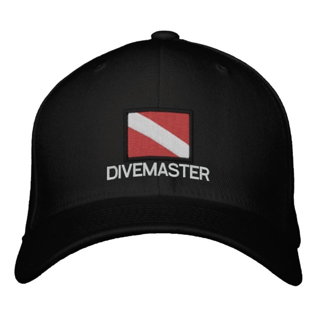 Dive Flag cap -  DIVEMASTER (Front)