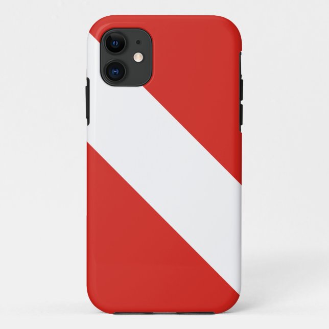 Dive Flag Case-Mate iPhone Case (Back)