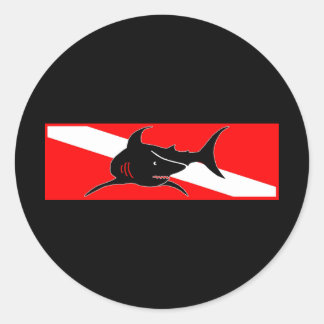 Dive Flag Collection Classic Round Sticker