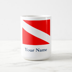 Dive Flag (Customisable) Coffee Mug