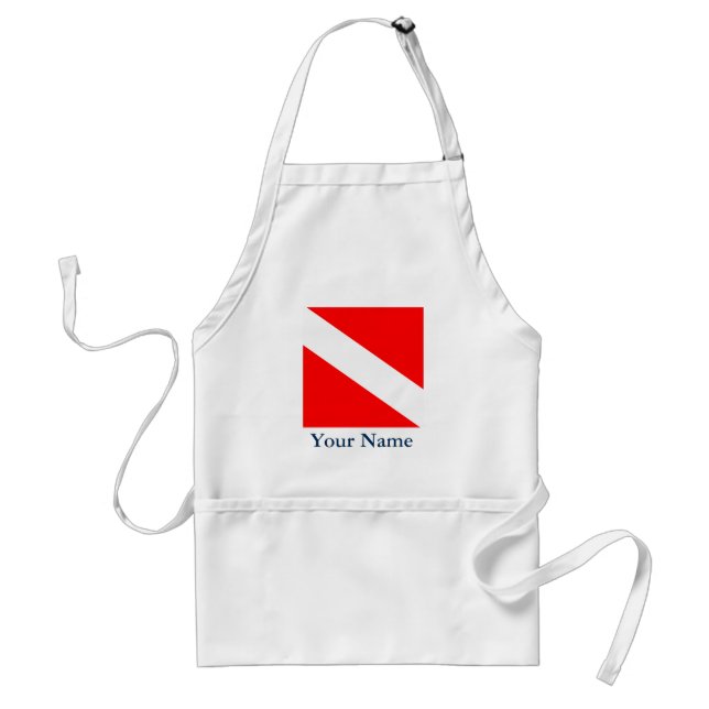 Dive Flag (Customisable) Standard Apron (Front)