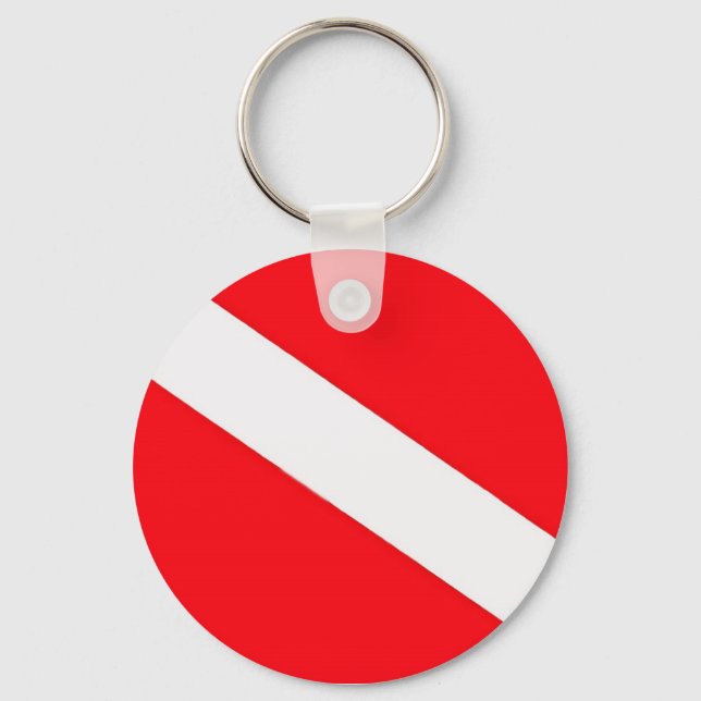 Dive Flag Key Chain (Front)