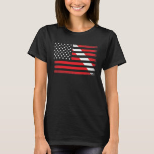 Dive Flag Scuba Diving American Flag T-Shirt