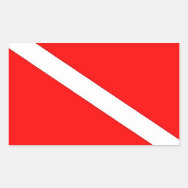 Dive Flag Sticker (Front)