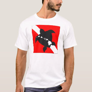 Dive Flag Turtle T-Shirt