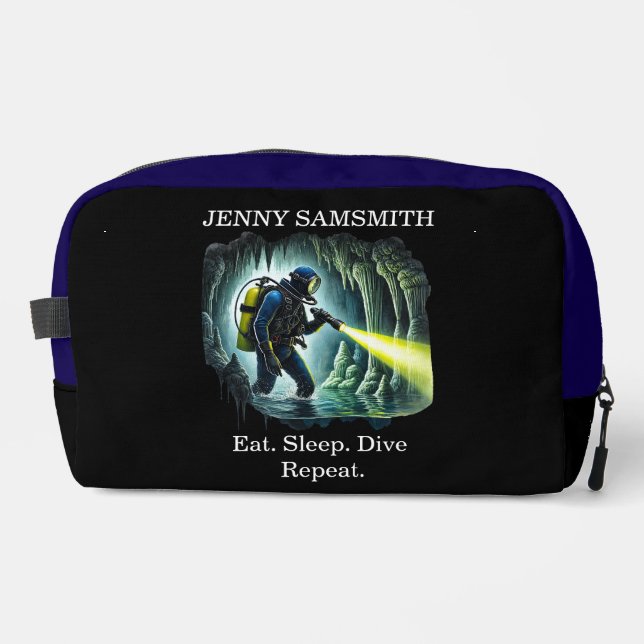 Dive Hard: Ocean Adventures Await! Dopp Kit (Front)