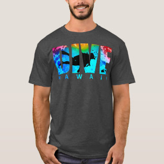 DIVE HAWAII Sharks Sunset Scuba Diving Snorkelling T-Shirt