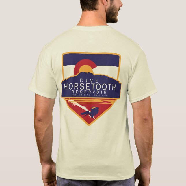 Dive Horsetooth Reservoir T-Shirt (Back)