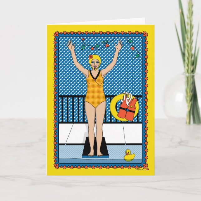 Dive In_B_Greeting Card (Front)