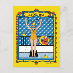 Dive In_B_ Postcard