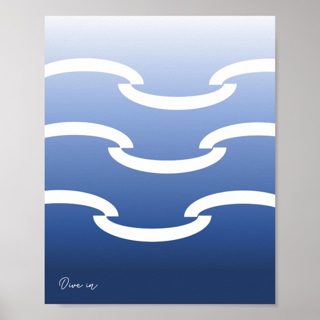 "Dive in" V.2 Poster (Front)