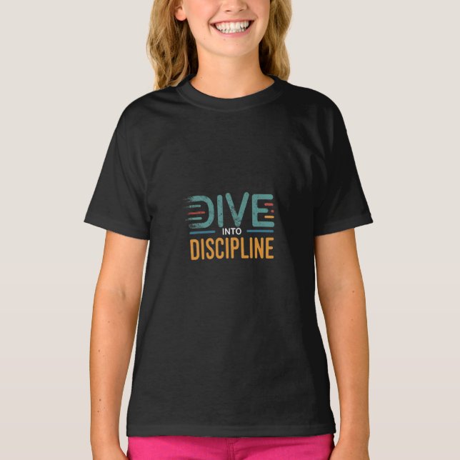 Dive into Discipline Boys T-Shirt (Front)