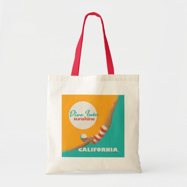 Dive Into Sunshine | California Tote Bag (Front)