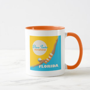 Dive Into Sunshine   Florida Mug