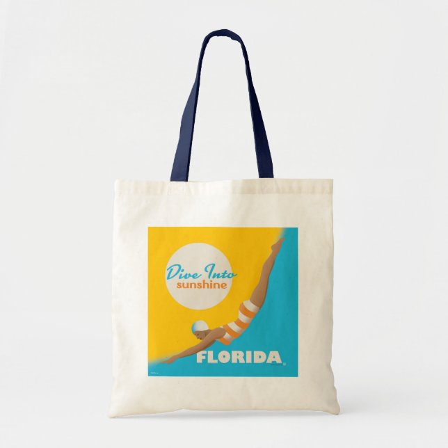 Dive Into Sunshine | Florida Tote Bag (Front)