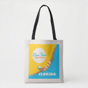Dive Into Sunshine   Florida Tote Bag