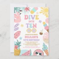 Dive Into Ten Tropical Beach 10th Birthday Party