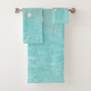 Dive into the Caribbean Sea Bliss 1 Bath Towel Set