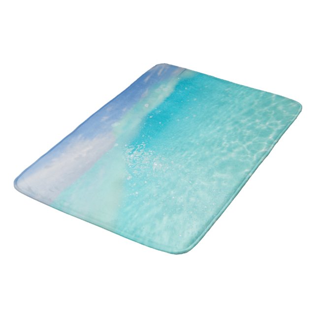 Dive into the Caribbean Sea Bliss 2 Bath Mat (Angled)