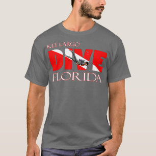 DIVE Key Largo Florida SCUBA Diving Snorkelling  T-Shirt