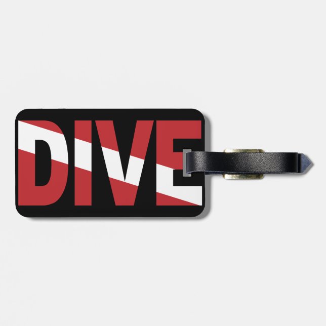 Dive Luggage Tag (Back Horizontal)