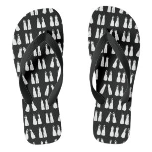 Dive Master Fun Scuba Fin Print Thongs