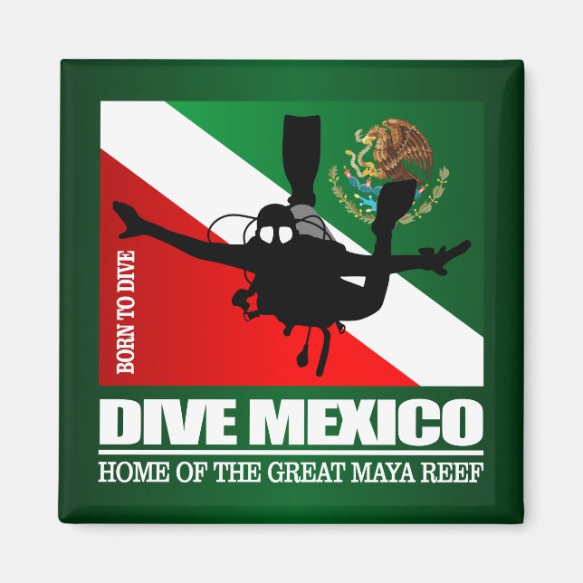 Dive Mexico DF2 Magnet (Front)
