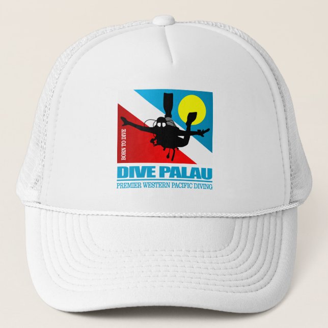 Dive Palau DF2 Trucker Hat (Front)