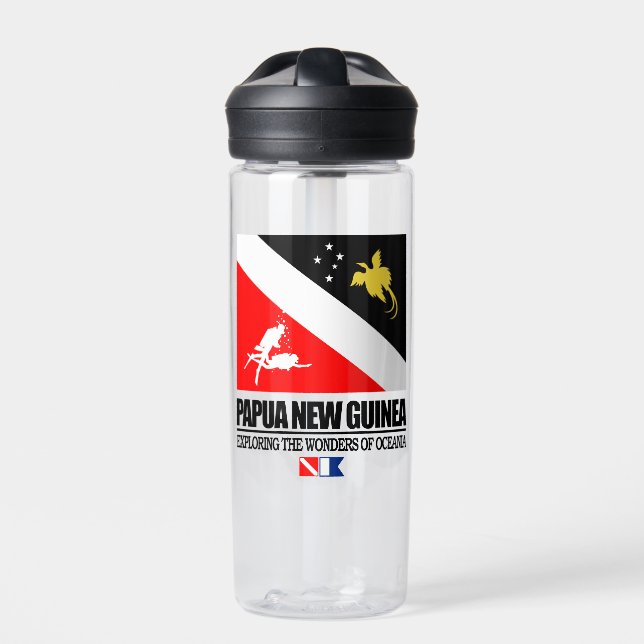 Dive Papua New Guinea Water Bottle (Front)
