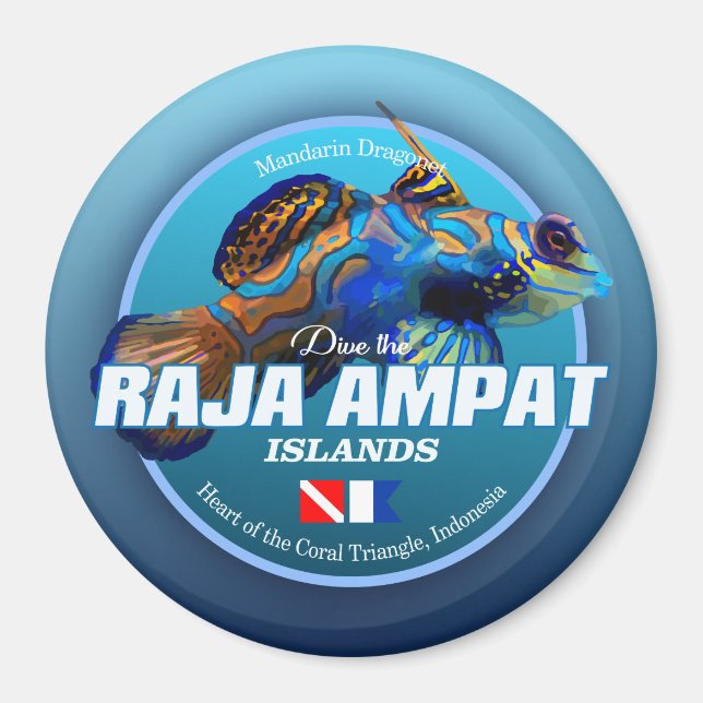 Dive Raja Ampat (DD2) Magnet (Front)