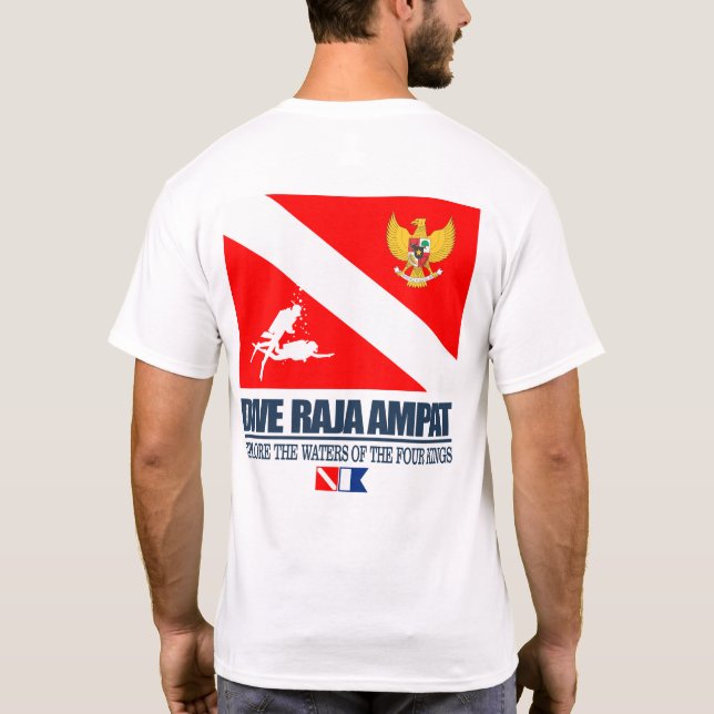 Dive Raja Ampat (sq) T-Shirt (Back)